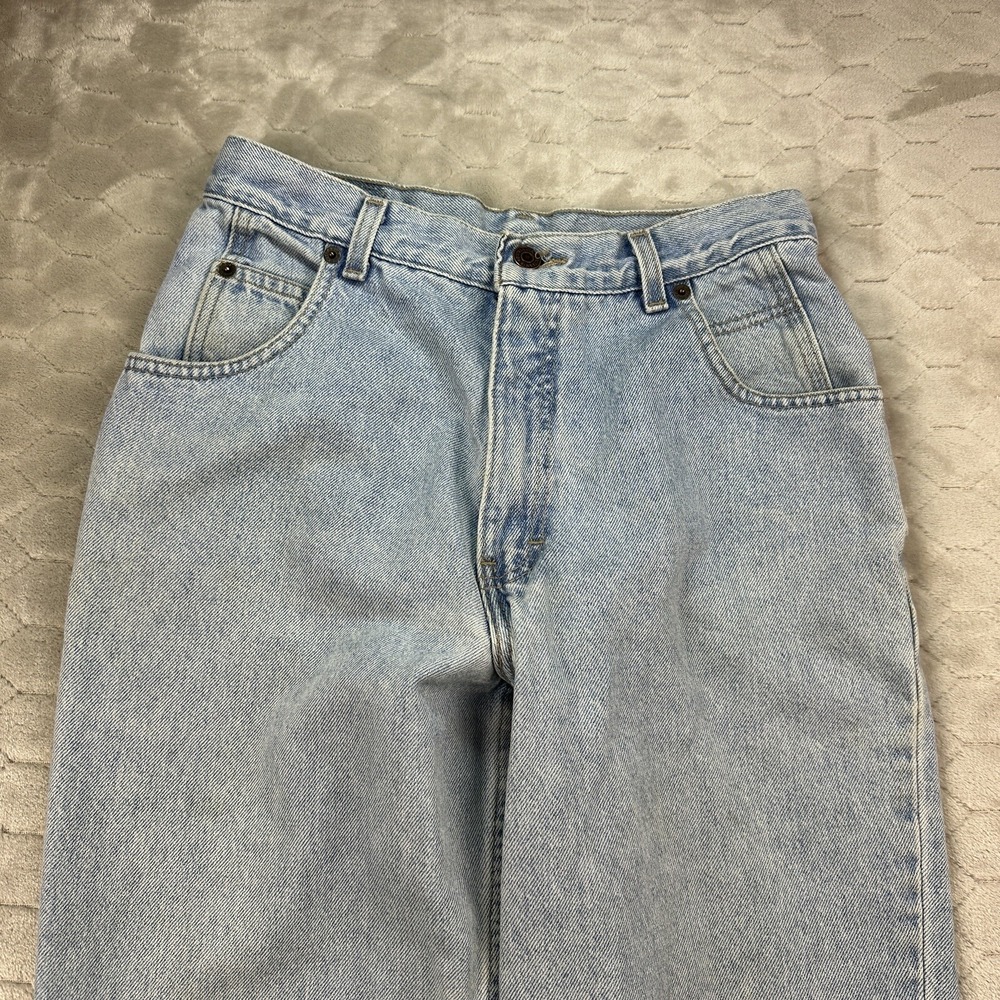Vintage‎ Britannia Womens Blue Denim Jeans - Sz 28x27 - Tapered Leg See Pics